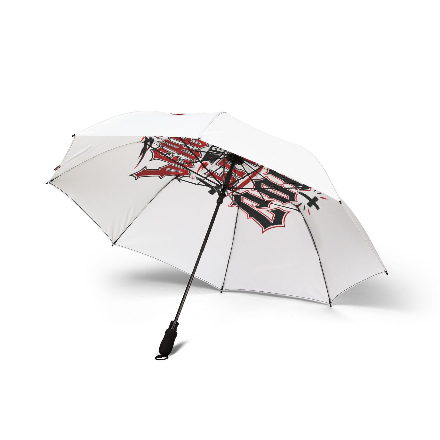 Foldable Umbrella — "God's Plan" Gothic Cross Auto-Open Compact Umbrella