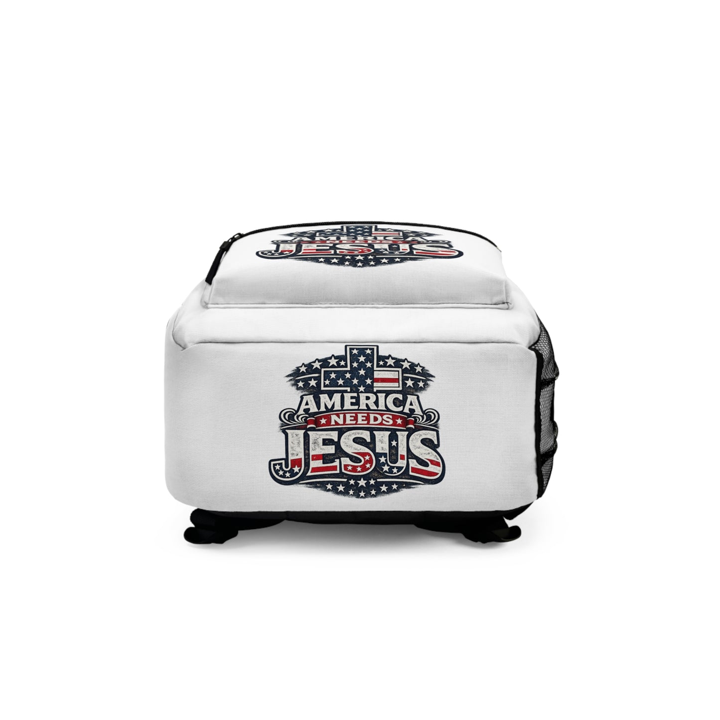 America Needs Jesus Patriotic Backpack
