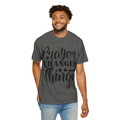 Prayer Changes Things T-Shirt — Christian Faith Graphic Tee