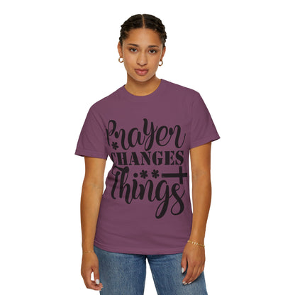 Prayer Changes Things T-Shirt — Christian Faith Graphic Tee