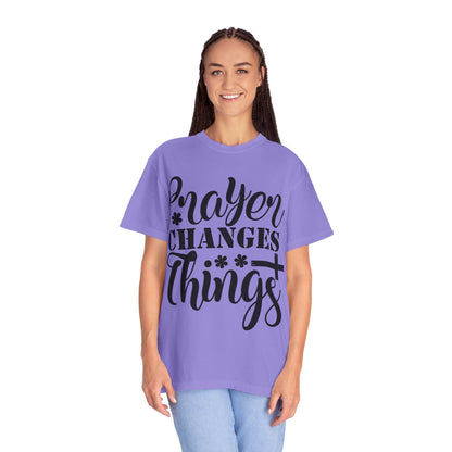 Prayer Changes Things T-Shirt — Christian Faith Graphic Tee