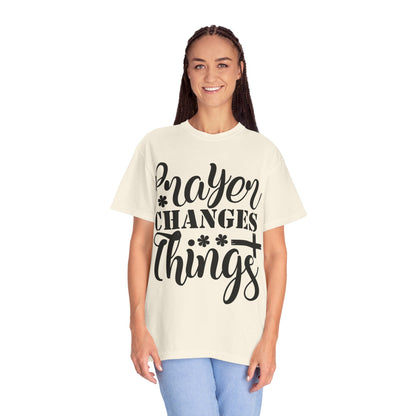 Prayer Changes Things T-Shirt — Christian Faith Graphic Tee
