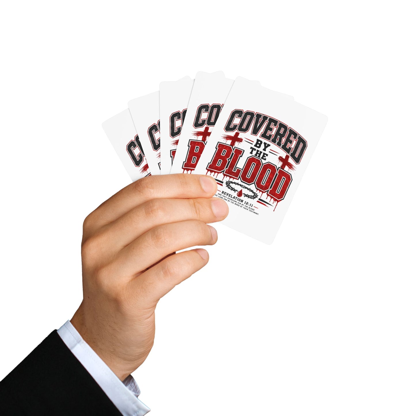 Playing Cards – “Covered by the Blood” Religious Poker Deck