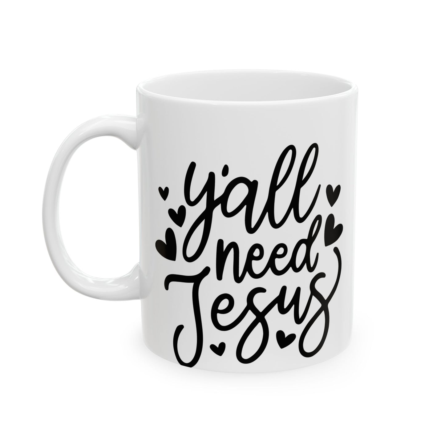 Mama and Jesus Ceramic Mug — Faith & Mom Coffee Cup (11oz, 15oz)