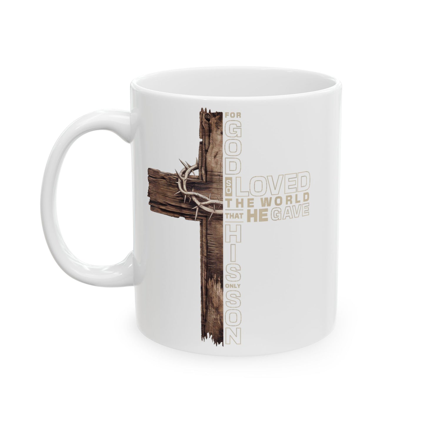 Rustic Deer Antler Mug – Cabin Coffee Cup, Hunting Lodge Gift (11oz & 15oz)
