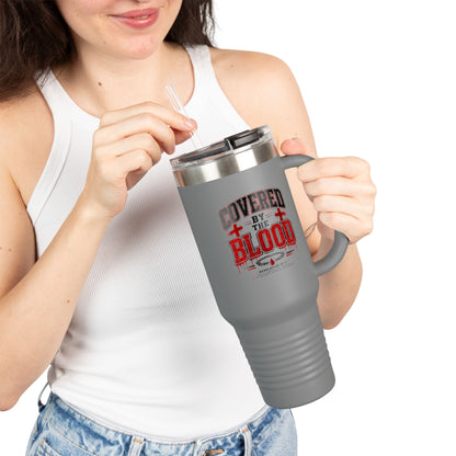 Covered by the Blood 40oz Insulated Travel Mug