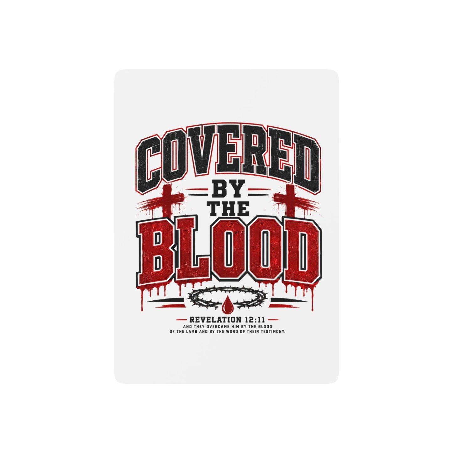 Playing Cards – “Covered by the Blood” Religious Poker Deck