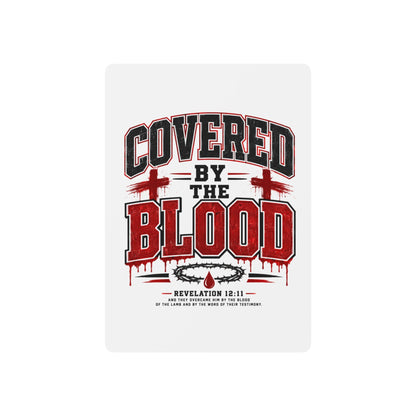 Playing Cards – “Covered by the Blood” Religious Poker Deck
