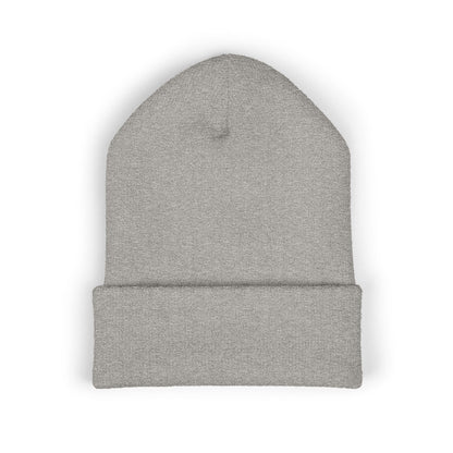 Embroidered 'Jesus' Crown Cuffed Beanie — Christian Faith Winter Hat