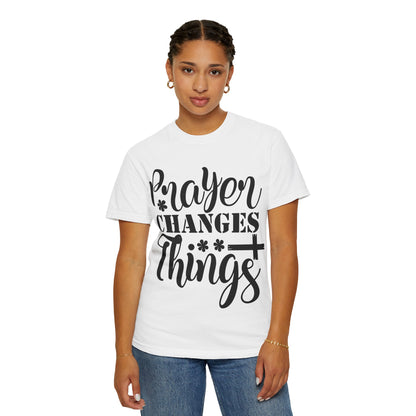 Prayer Changes Things T-Shirt — Christian Faith Graphic Tee