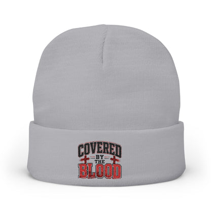 Covered by the Blood Embroidered Beanie