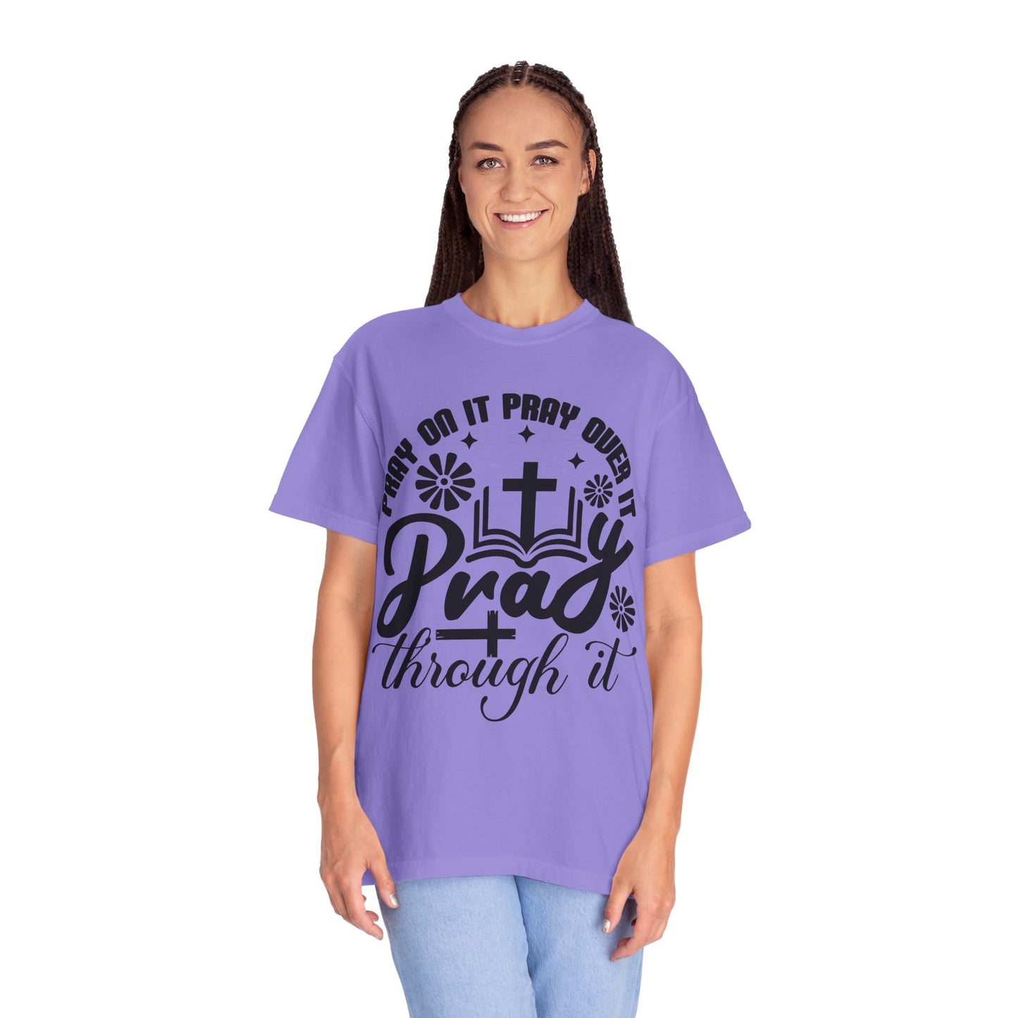 Prayer T-Shirt — "Pray Through It" Christian Faith Graphic Tee