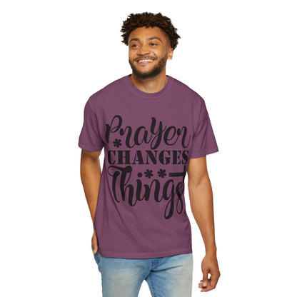 Prayer Changes Things T-Shirt — Christian Faith Graphic Tee