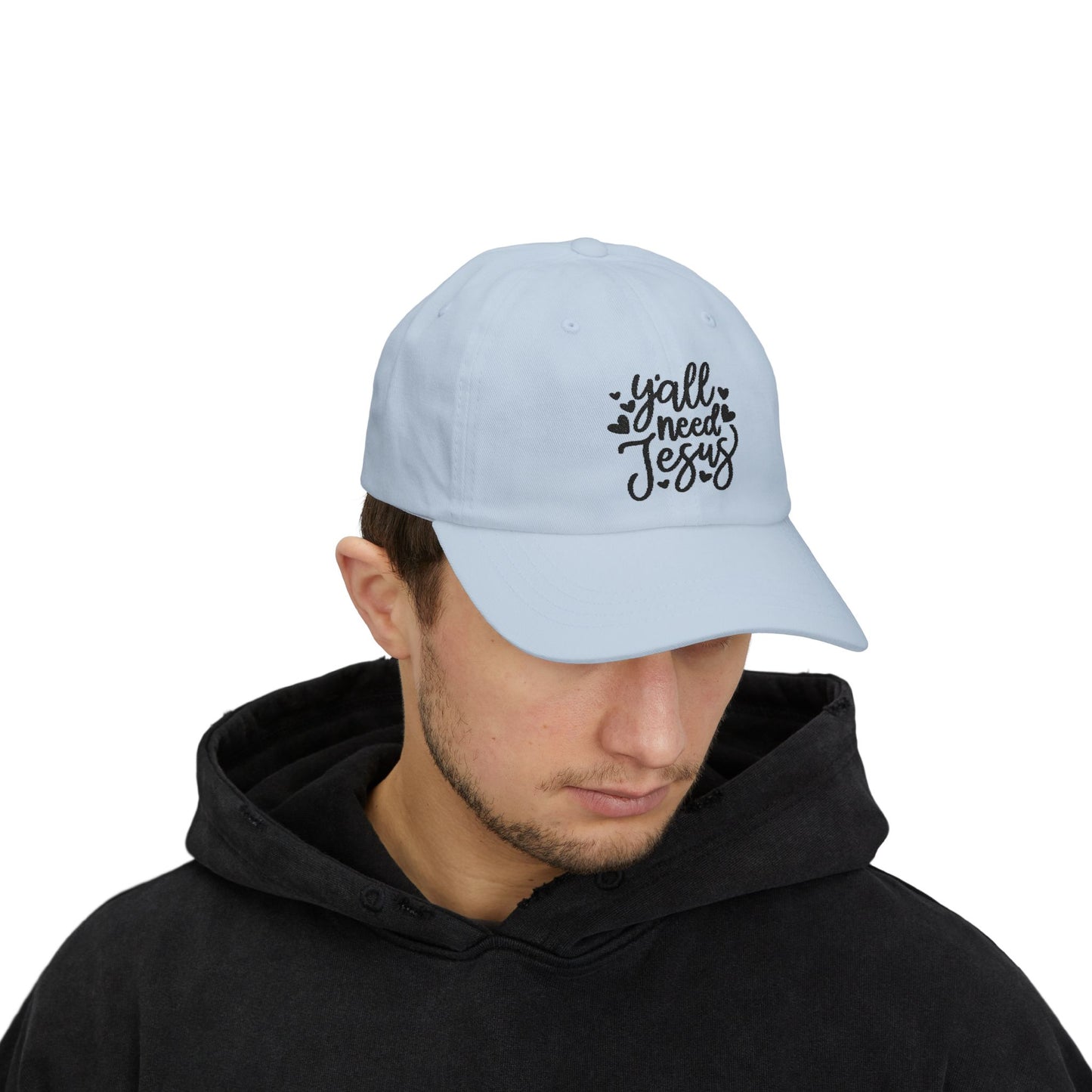 Dad Cap — “Y'all Need Jesus” Embroidered Christian Baseball Hat