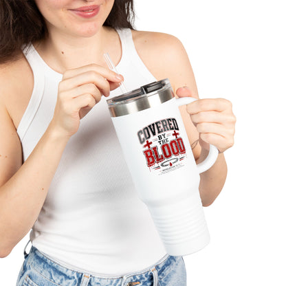 Covered by the Blood 40oz Insulated Travel Mug