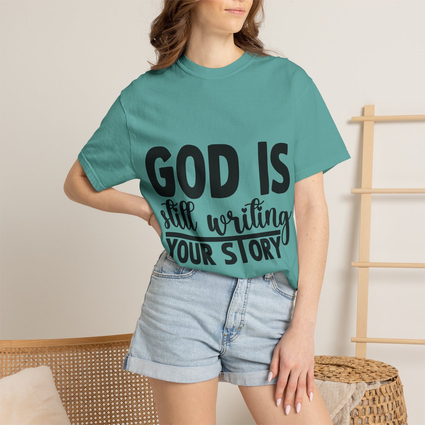 T-Shirt - "God Is Still Writing Your Story" Inspirational Christian Tee