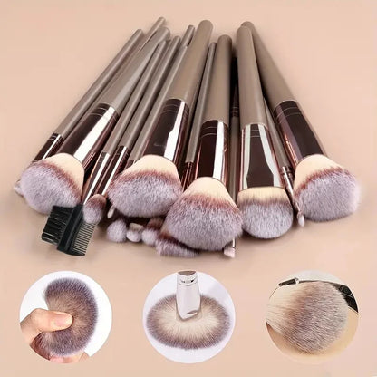 Soft Fluffy Makeup Brush Set