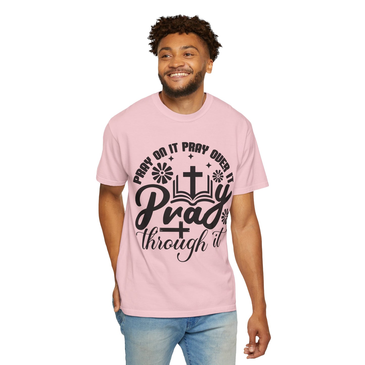 Prayer T-Shirt — "Pray Through It" Christian Faith Graphic Tee