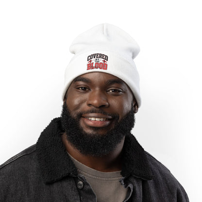 Covered by the Blood Embroidered Beanie