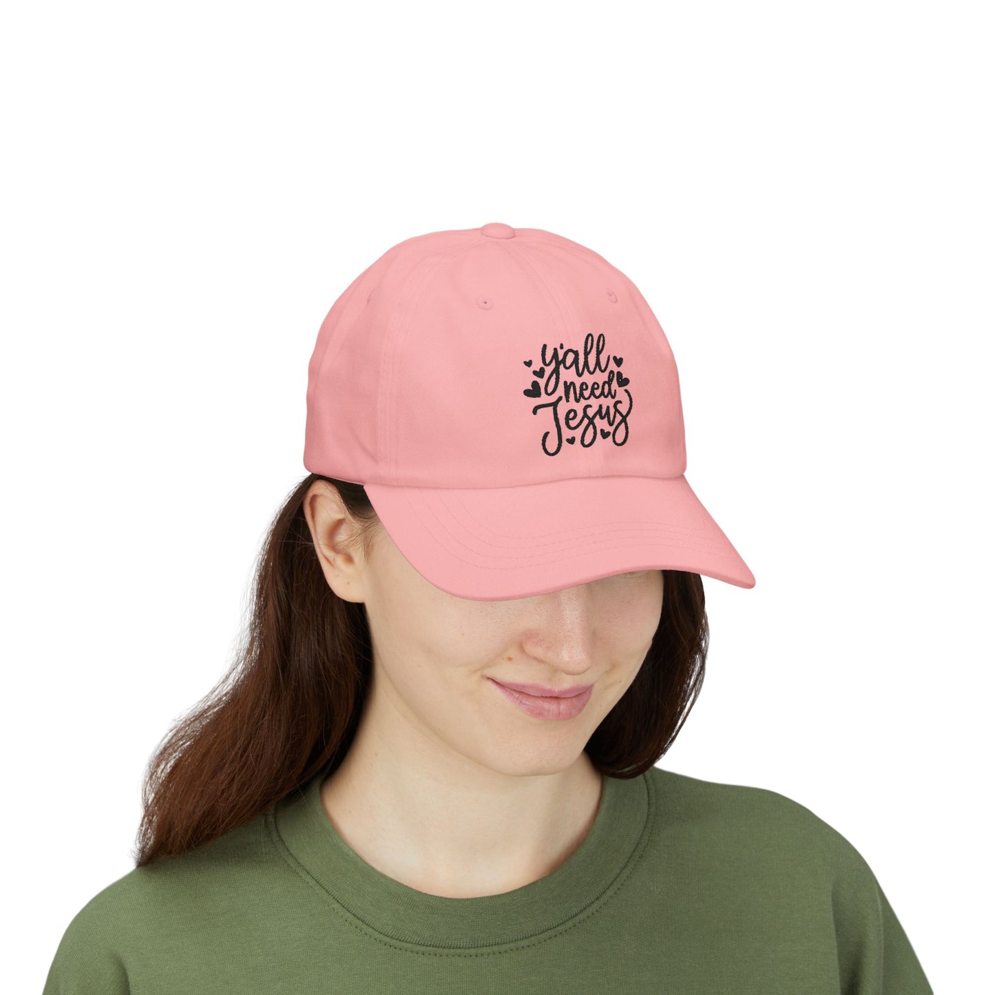 Dad Cap — “Y'all Need Jesus” Embroidered Christian Baseball Hat