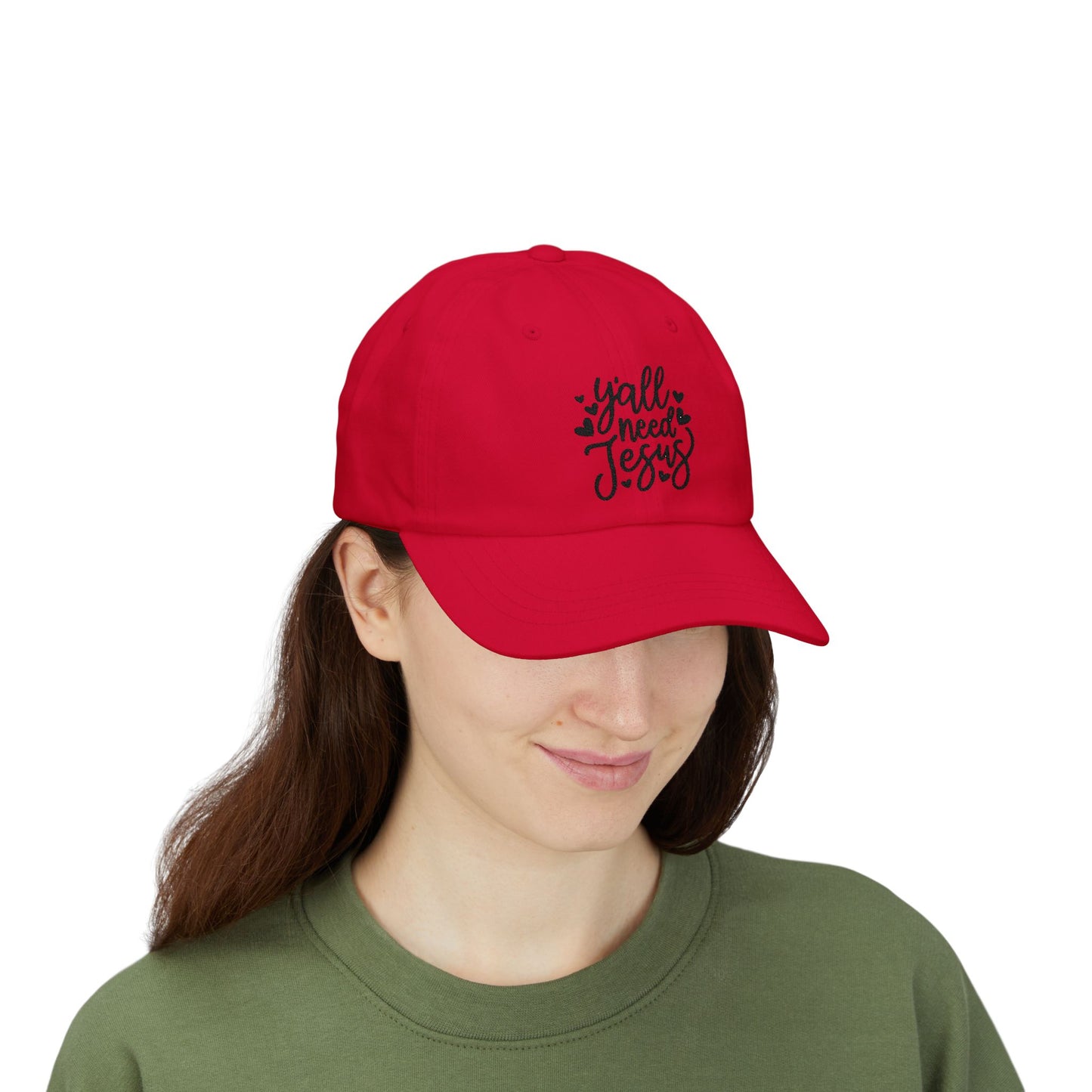 Dad Cap — “Y'all Need Jesus” Embroidered Christian Baseball Hat