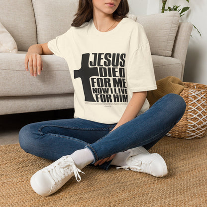 Christian T-Shirt "Jesus Died For Me" — Faith Cross Graphic Tee