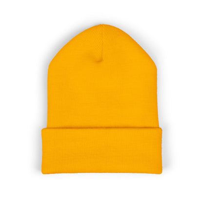 Embroidered 'Jesus' Crown Cuffed Beanie — Christian Faith Winter Hat