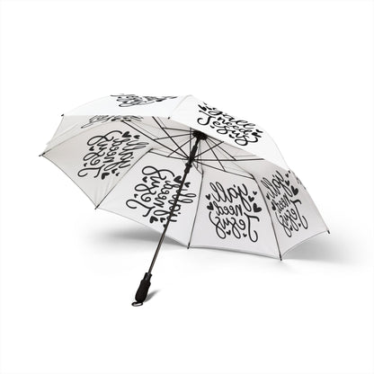 Y'all Need Jesus Foldable Umbrella — Semi‑Automatic Travel Rain Parasol