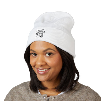Embroidered 'Y'all Need Jesus' Cuffed Beanie