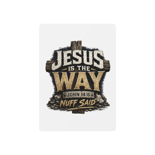 Christian Poker Playing Cards - "Jesus Is The Way" Faith Deck (John 14:6)