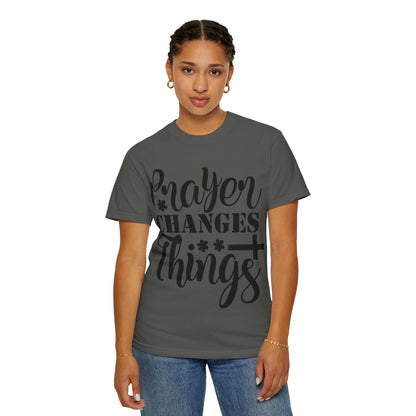 Prayer Changes Things T-Shirt — Christian Faith Graphic Tee