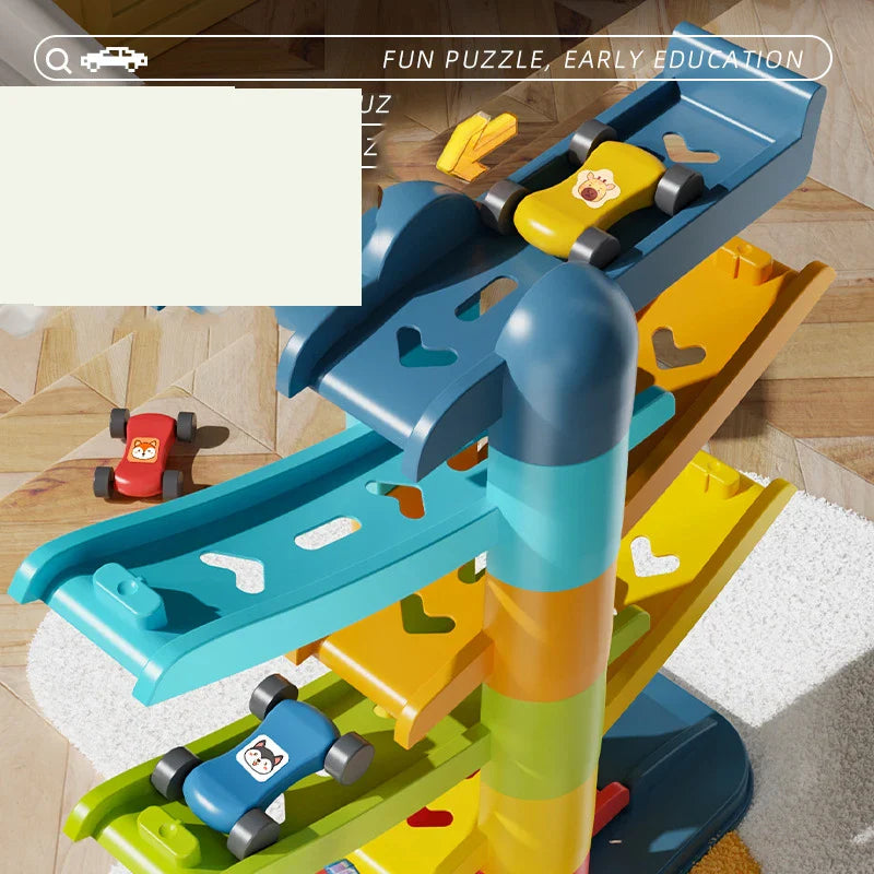 Colorful Kids Racing Adventure