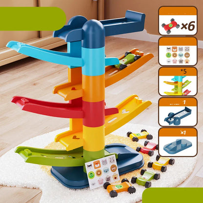 Colorful Kids Racing Adventure