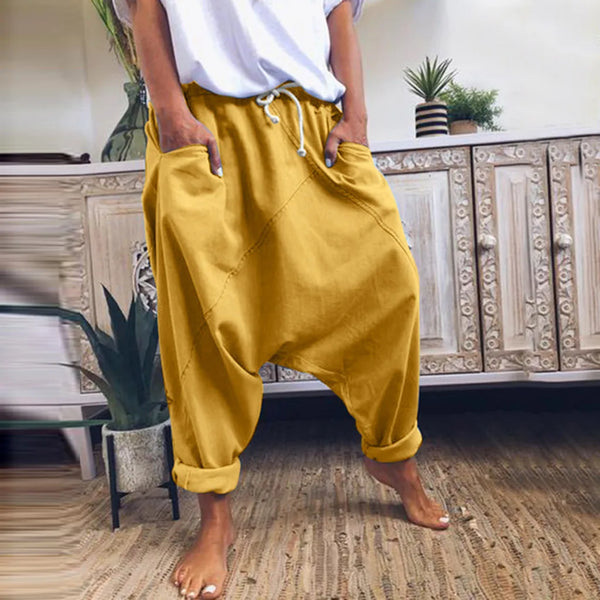Vintage Comfort Cotton Pants