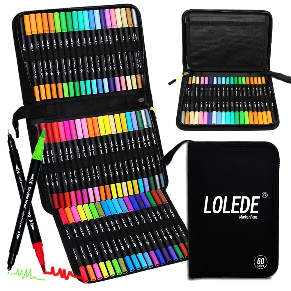Rainbow Brush Pen Set