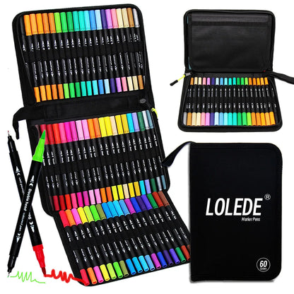 Rainbow Brush Pen Set